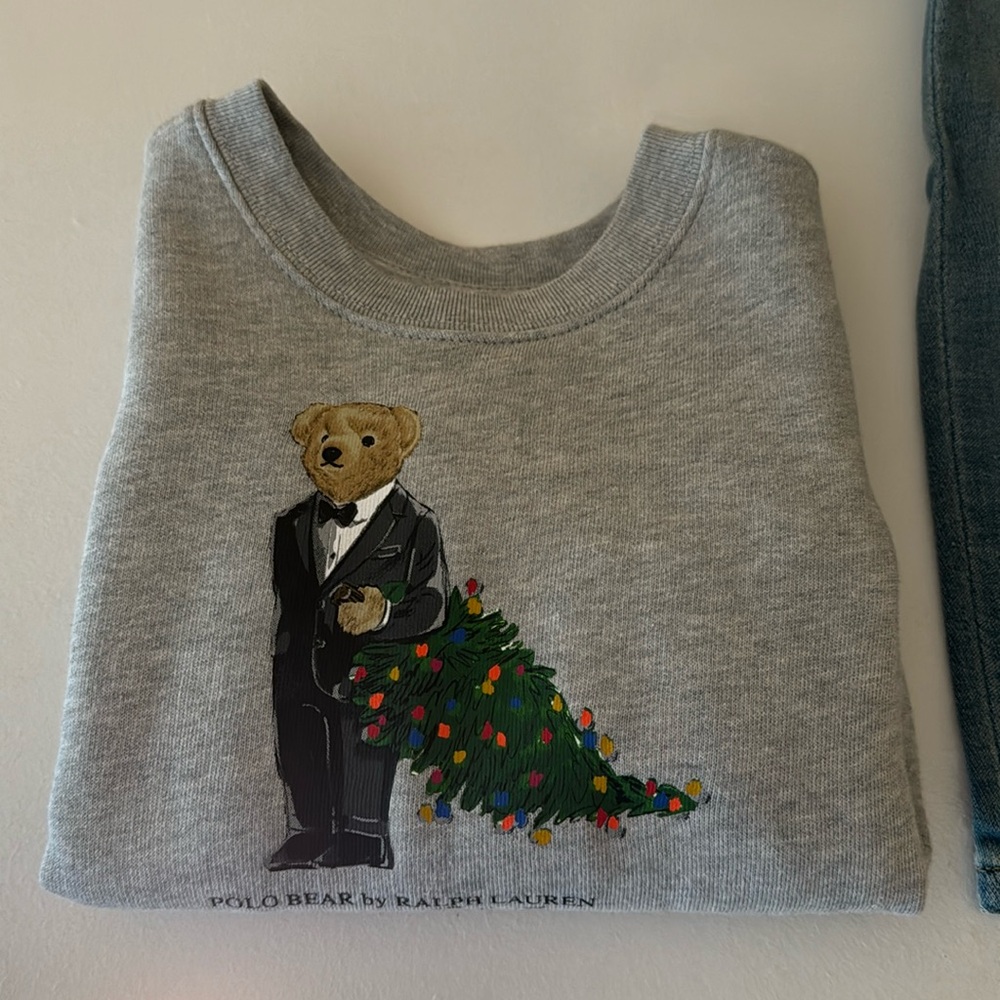 Size 18M toddler boy sweatshirt by Polo Ralph Lauren